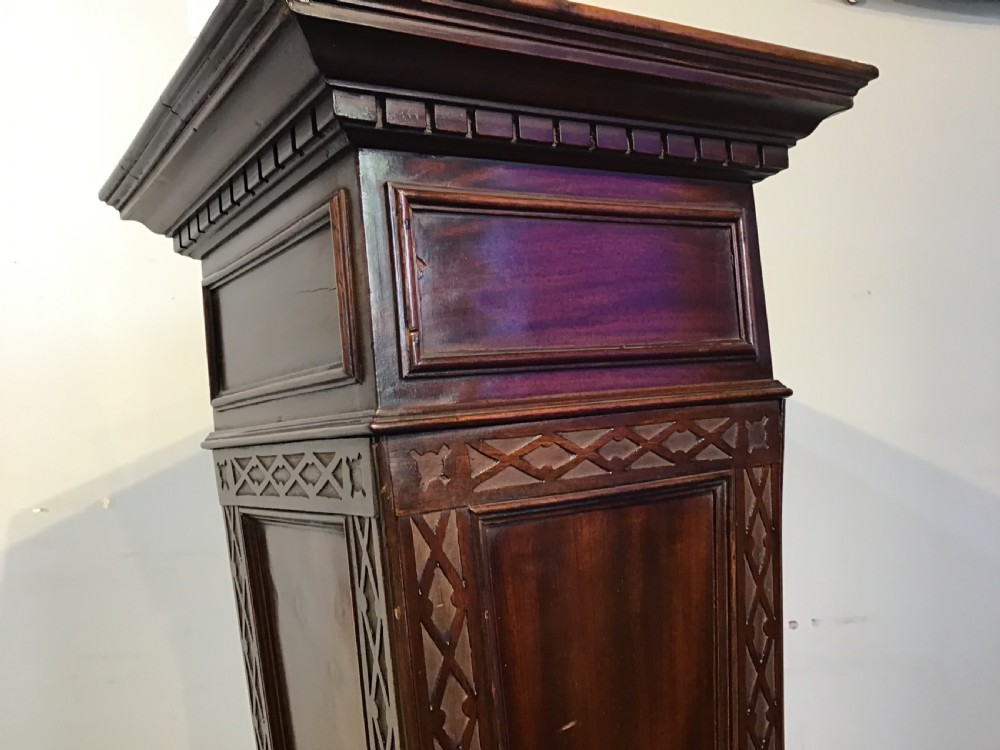 Antique mahogany pedestal View VII
