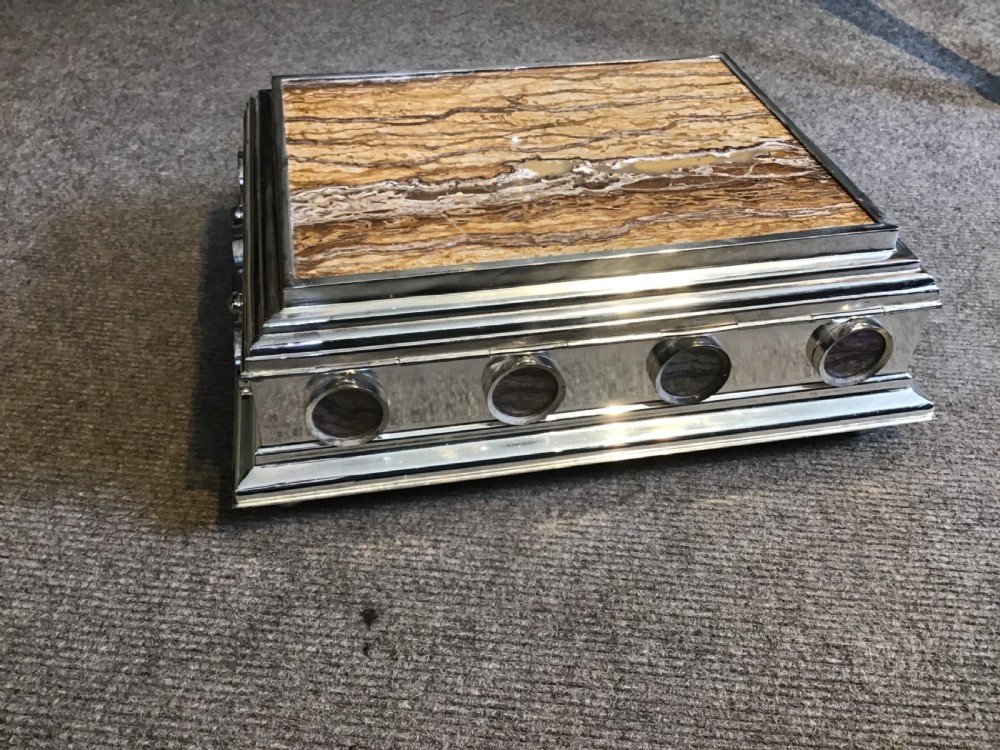 Dunhill silver plated card case View III