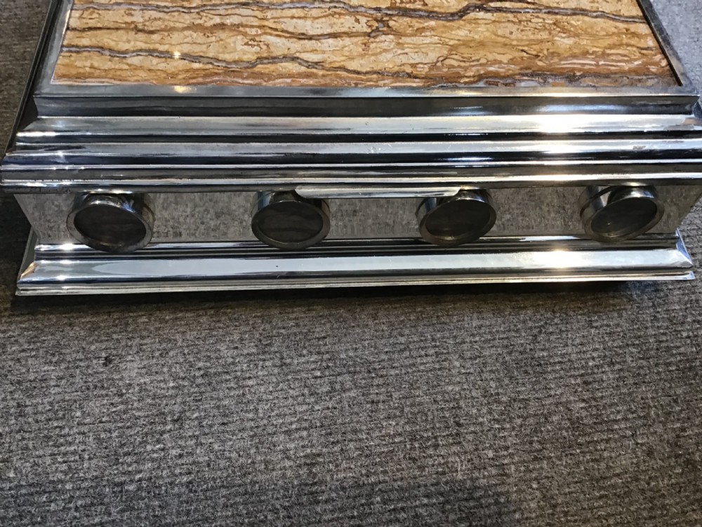 Dunhill silver plated card case View VIII