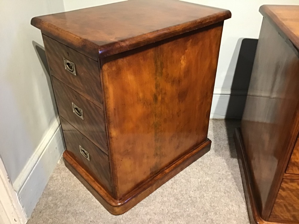 Pair of antique bedside chests View VI