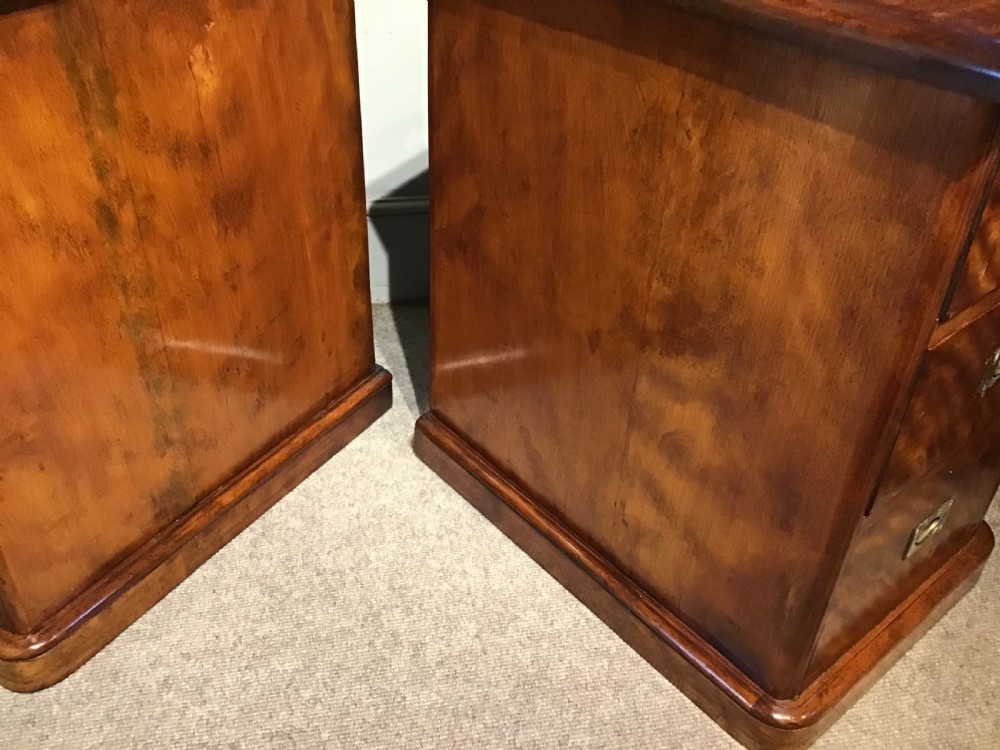 Pair of antique bedside chests View VII