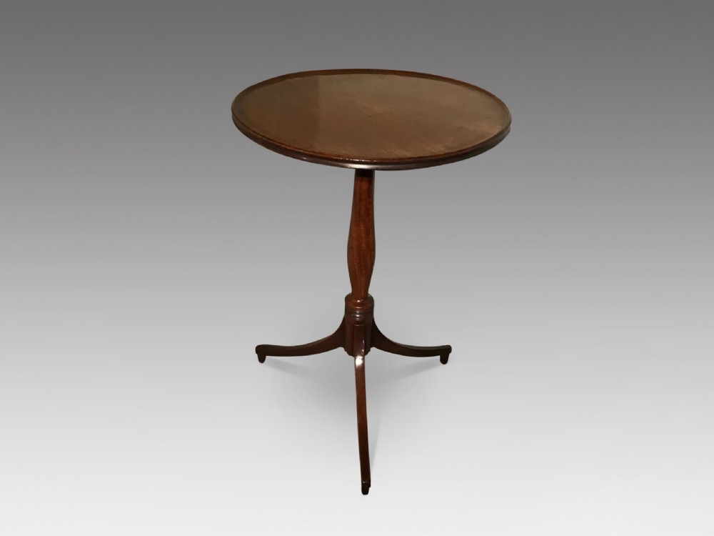 Antique mahogany wine table View II