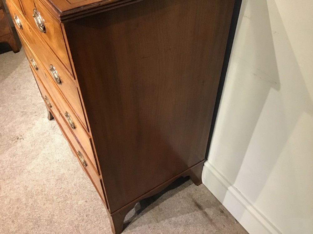 An antique mahogany chest of drawers View VI
