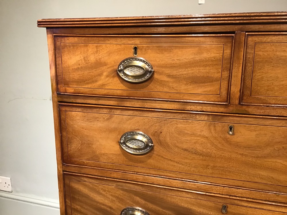 An antique mahogany chest of drawers View VII