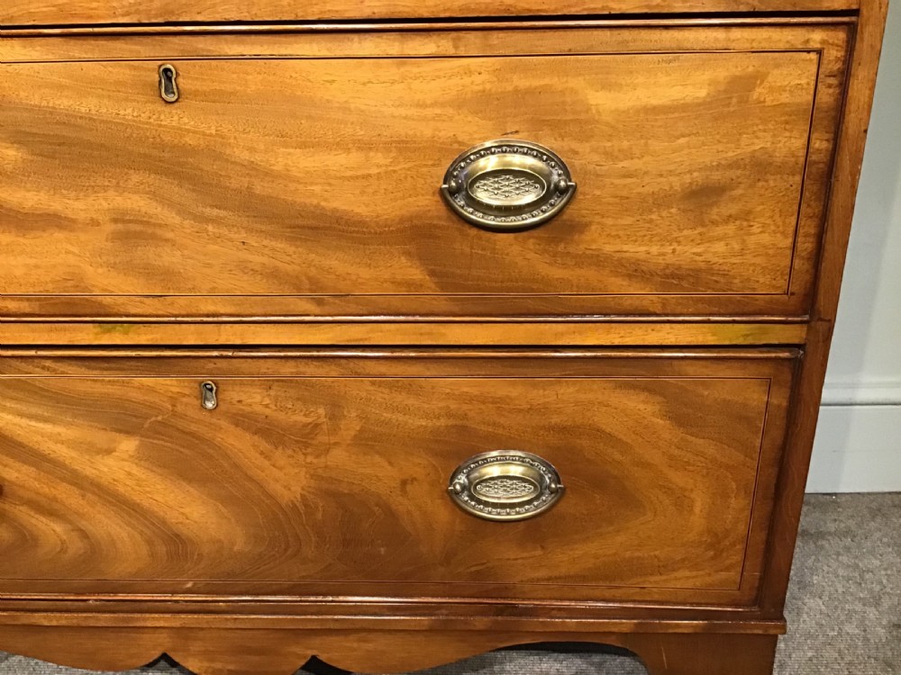 An antique mahogany chest of drawers View XIII