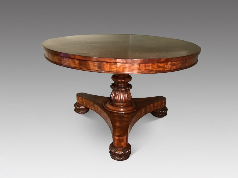 Antique mahogany centre table View II