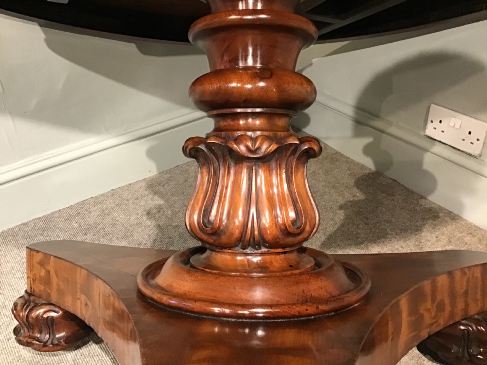 Antique mahogany centre table View V