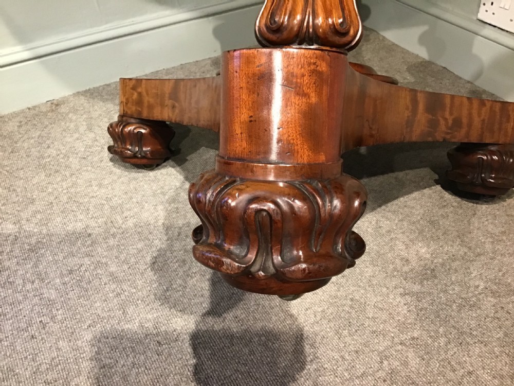 Antique mahogany centre table View VI