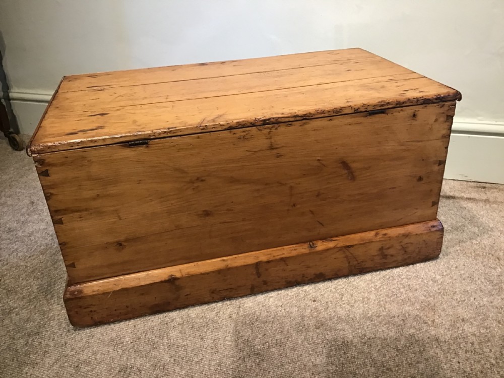 Antique pine box View III