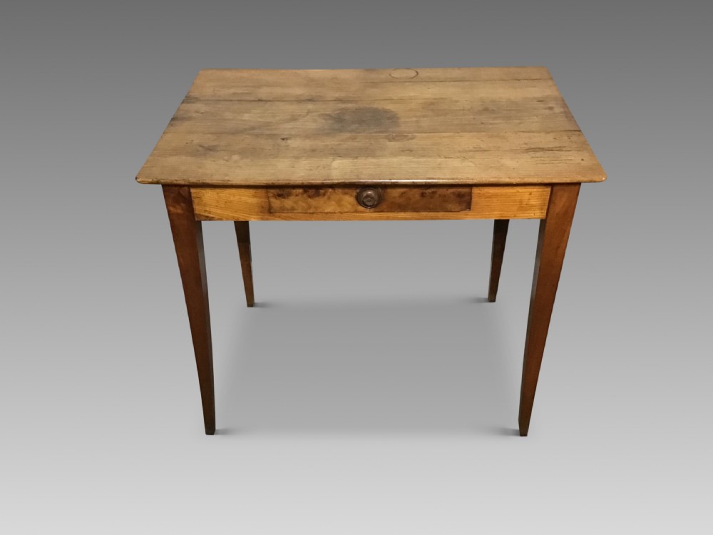 Antique fruitwood sidetable