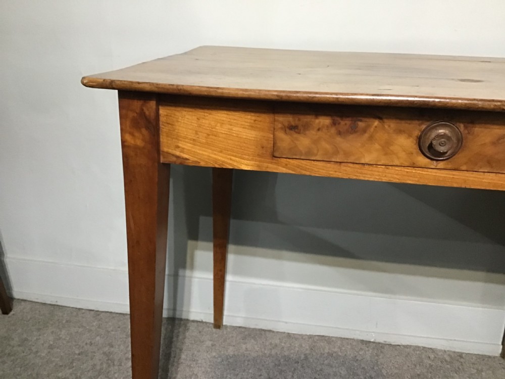 Antique fruitwood sidetable View V