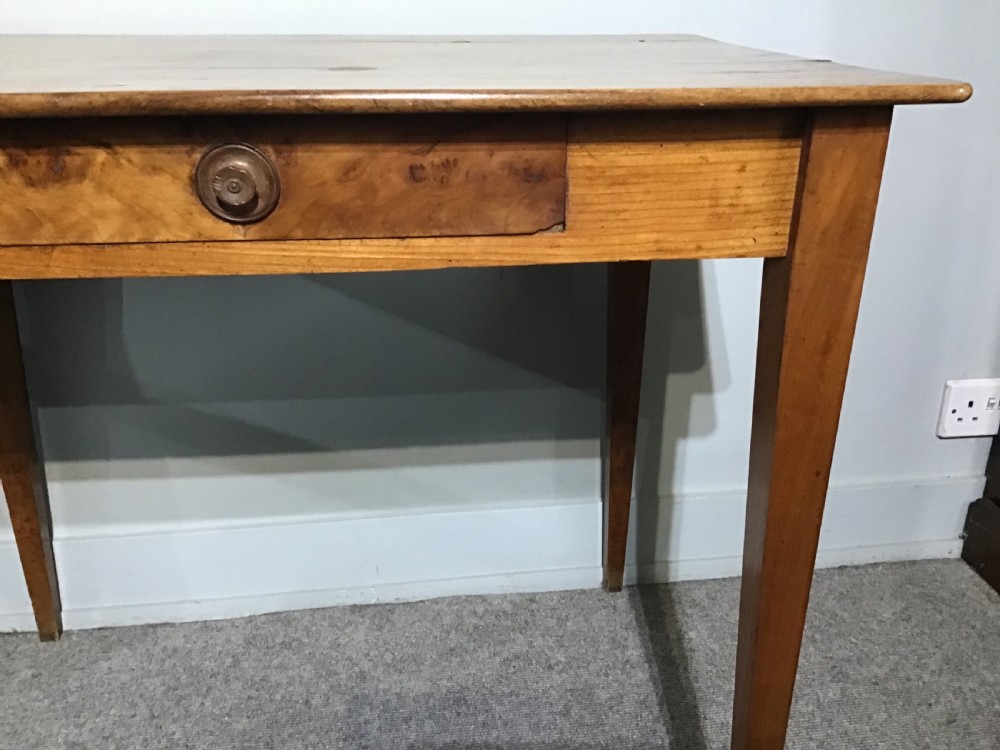 Antique fruitwood sidetable View VI