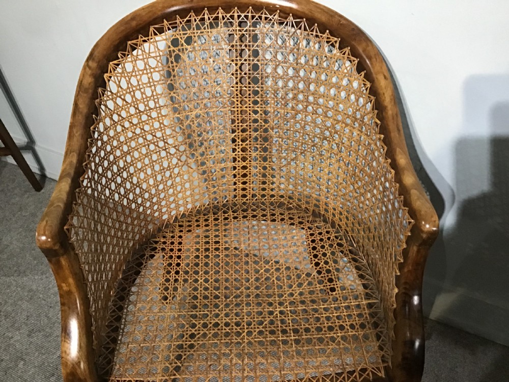 Antique beech Bergere chair View II
