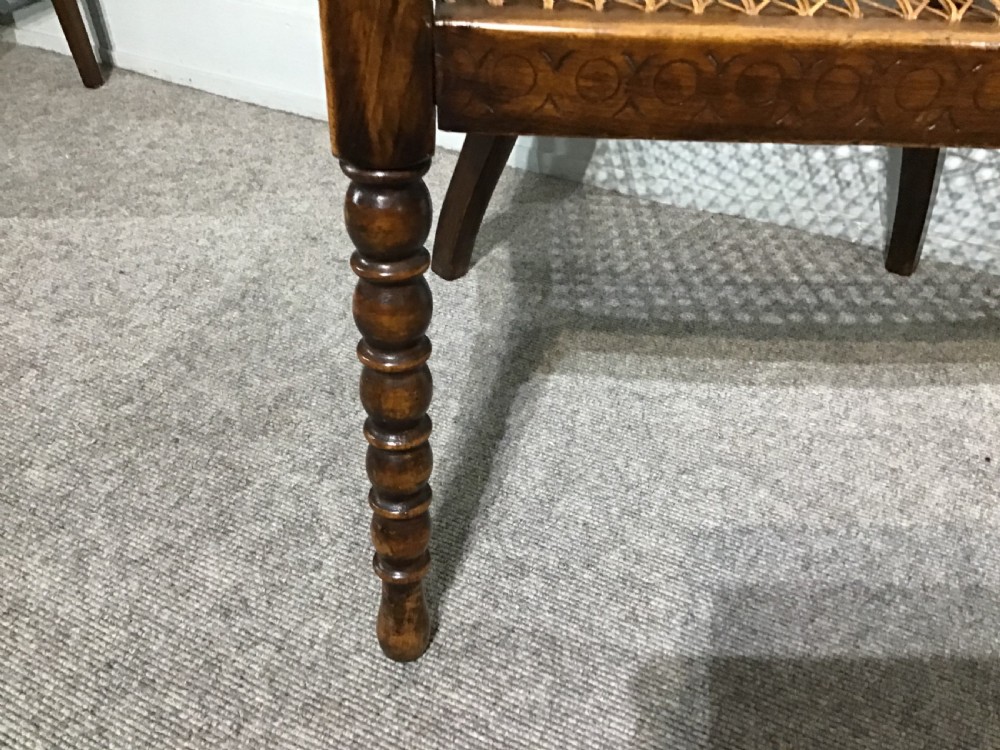 Antique beech Bergere chair View V