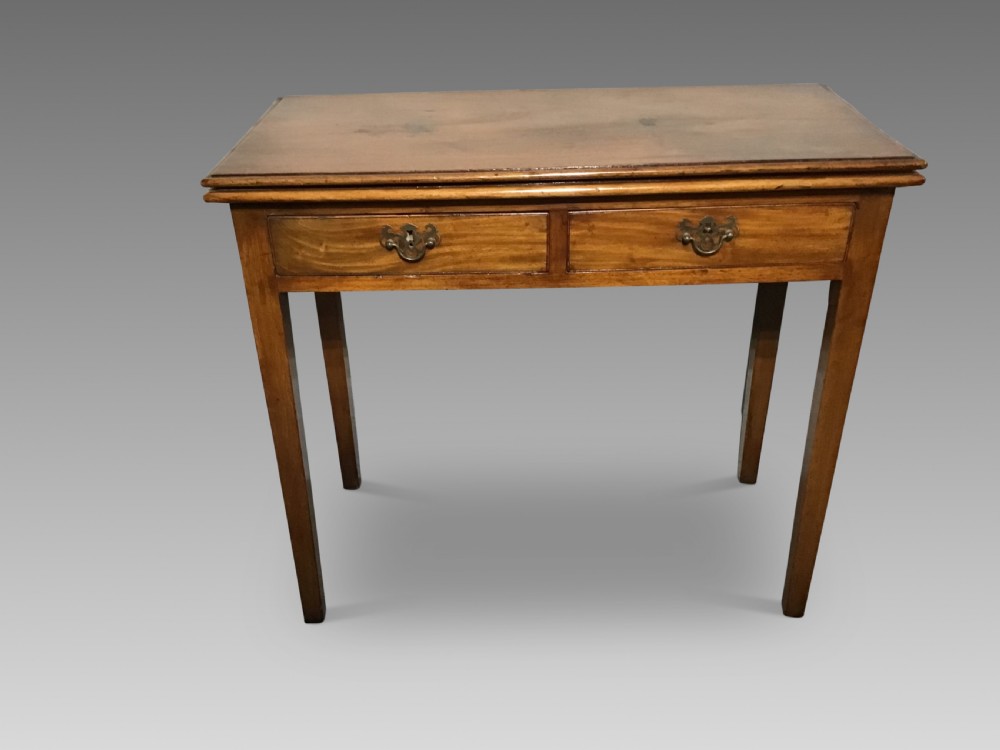 Antique mahogany tea table