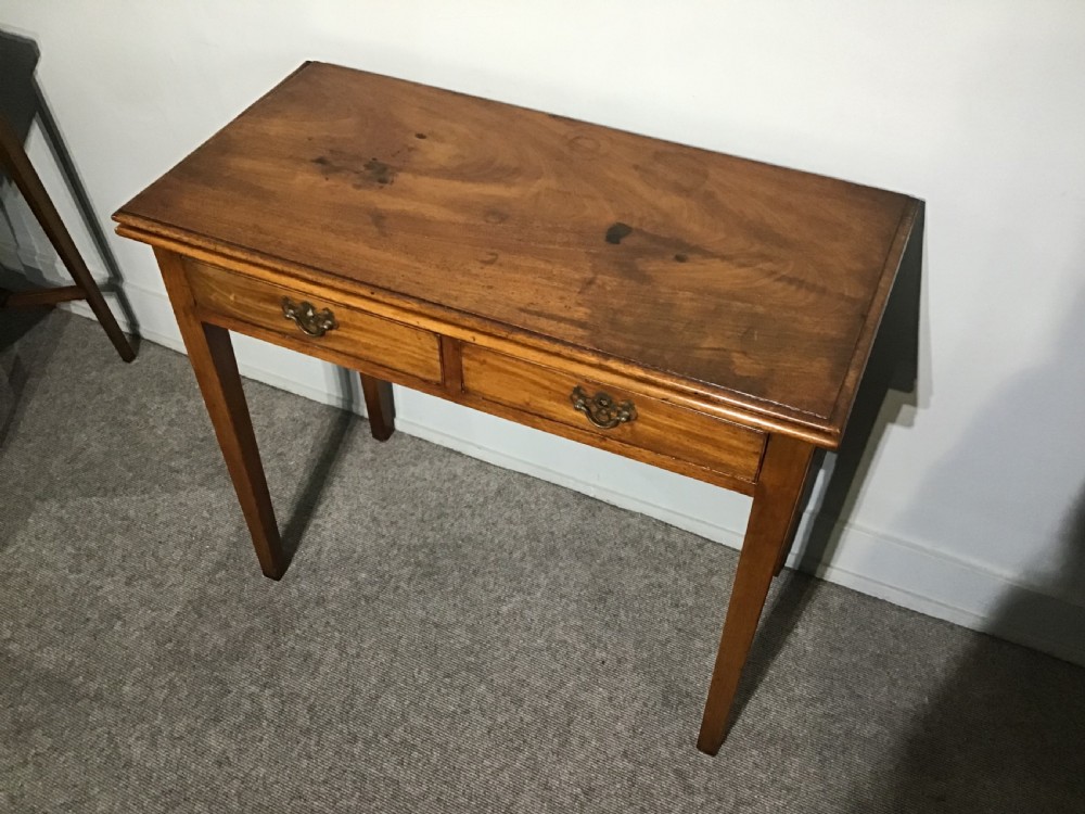 Antique mahogany tea table View II