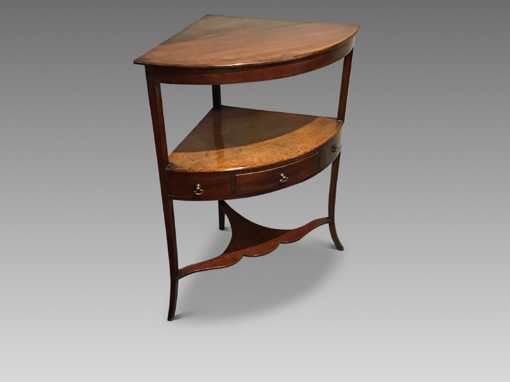 Antique corner washstand