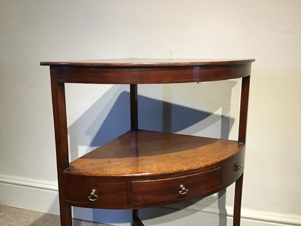 Antique corner washstand View II