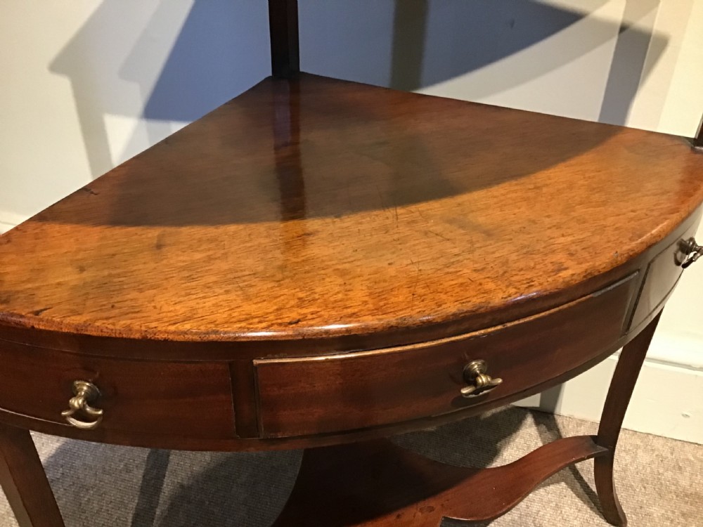 Antique corner washstand View IV
