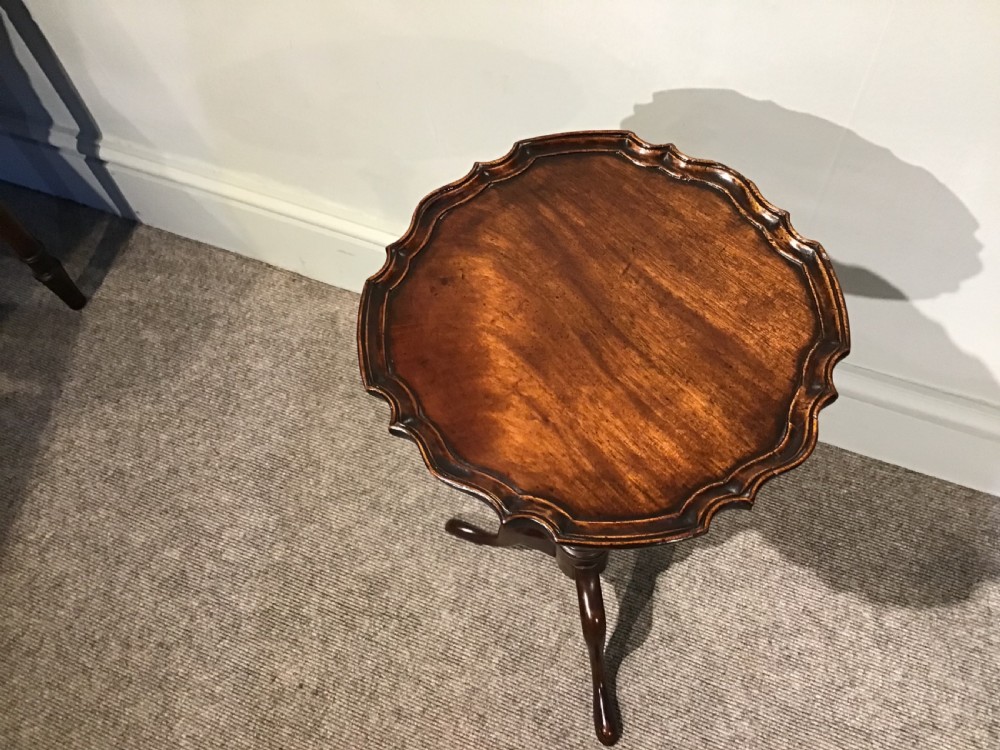 Antique mahogany wine table View V