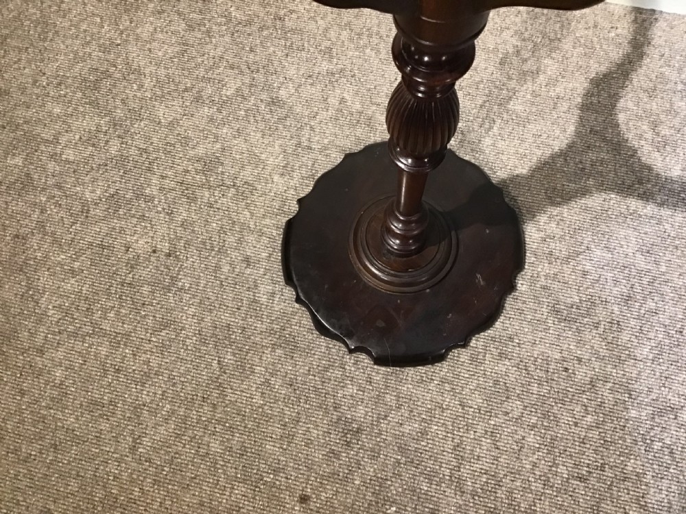 Antique mahogany wine table View VII