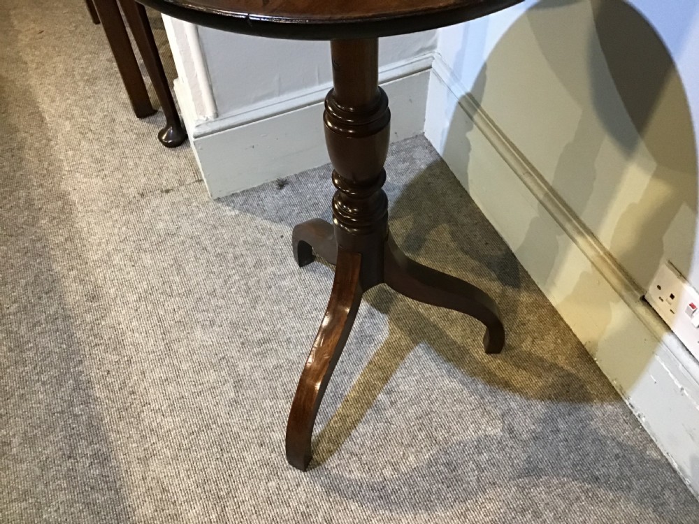 Antique mahogany tripod table View III
