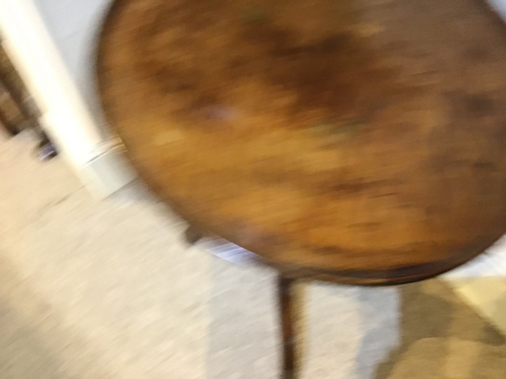 Antique mahogany tripod table View VI