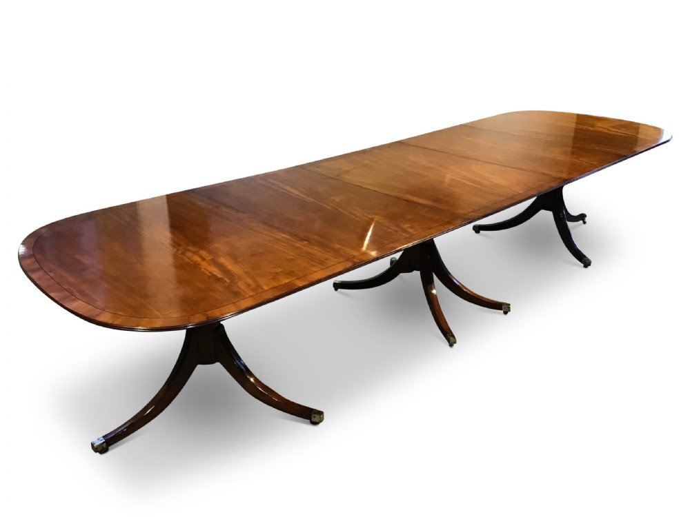 Antique mahogany dining table