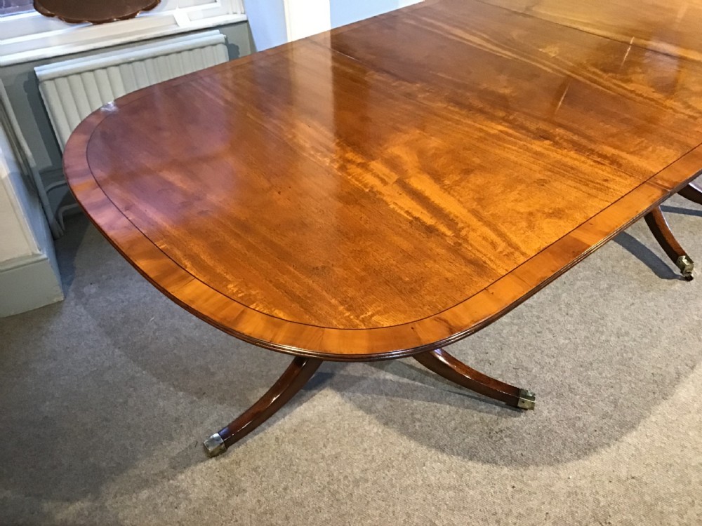 Antique mahogany dining table View X