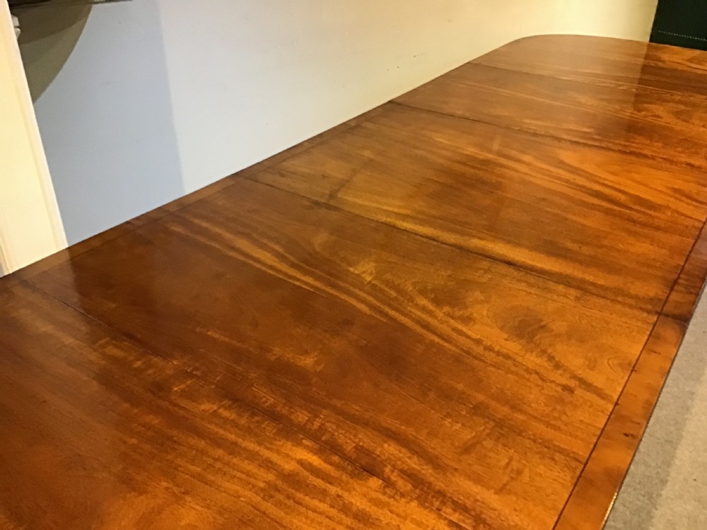 Antique mahogany dining table View XIII