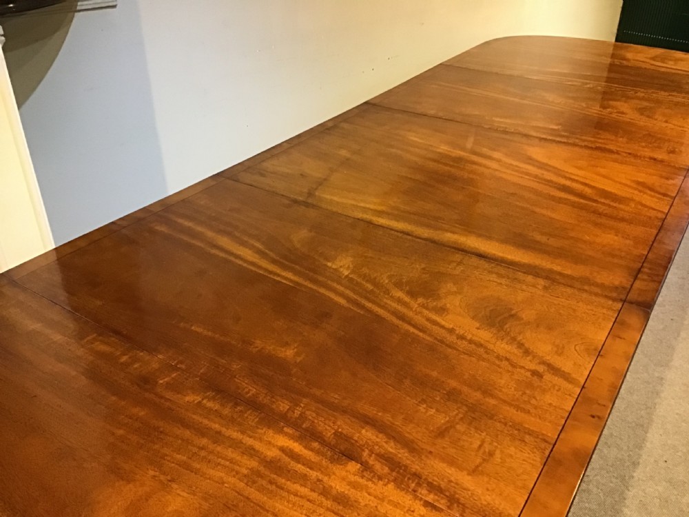 Antique mahogany dining table View XIV