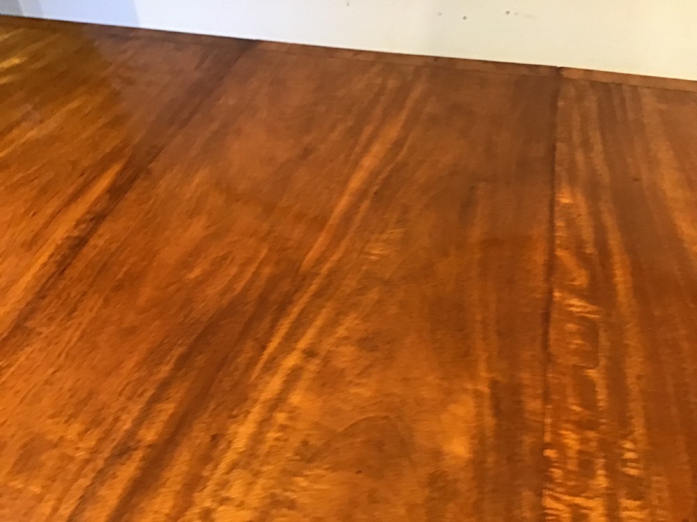 Antique mahogany dining table View XVI
