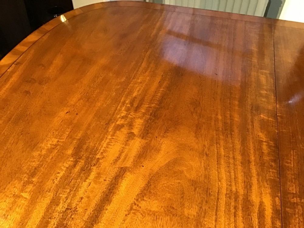 Antique mahogany dining table View XIX