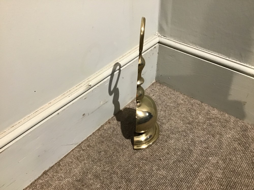 Antique brass door stop View II