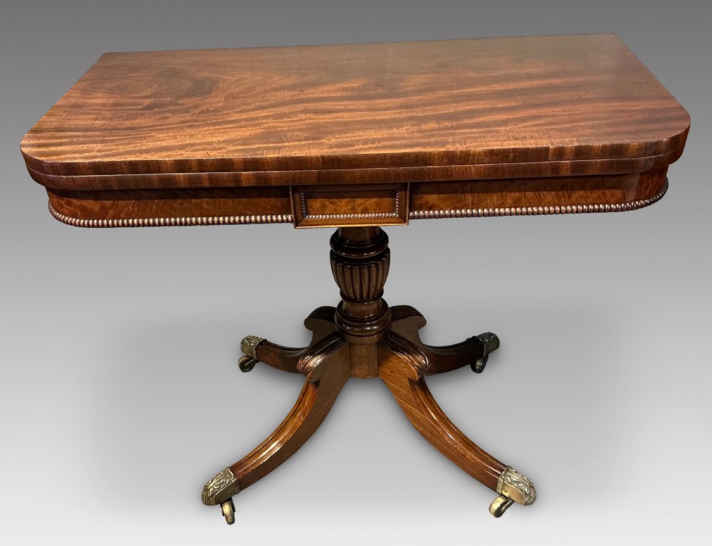 Antique mahogany tea table