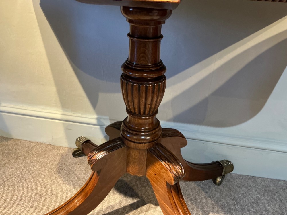 Antique mahogany tea table View II