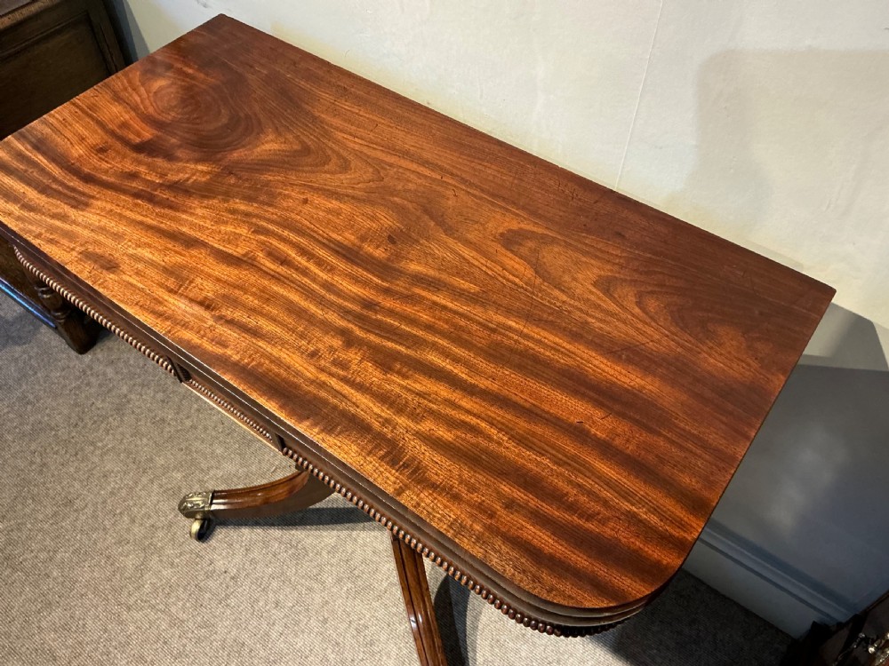 Antique mahogany tea table View III