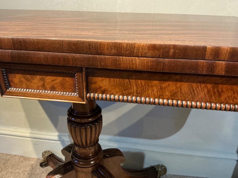 Antique mahogany tea table View IV
