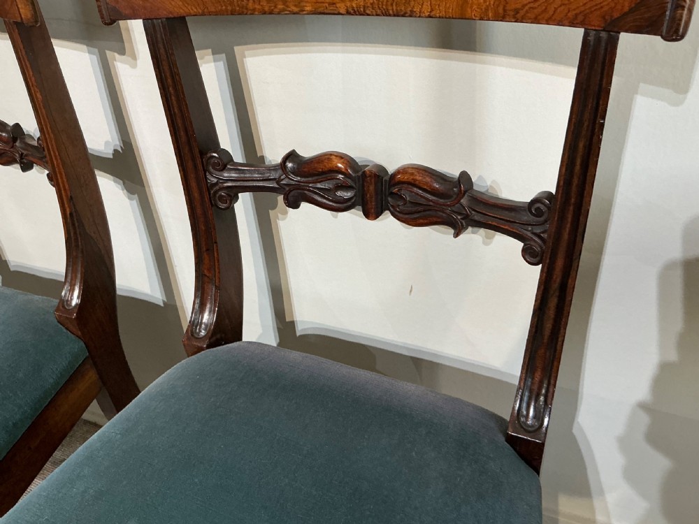 Pair of antique rosewood chairs View V