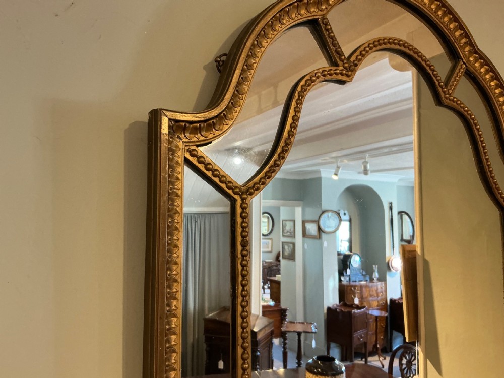 Antique gilt frame mirror View III