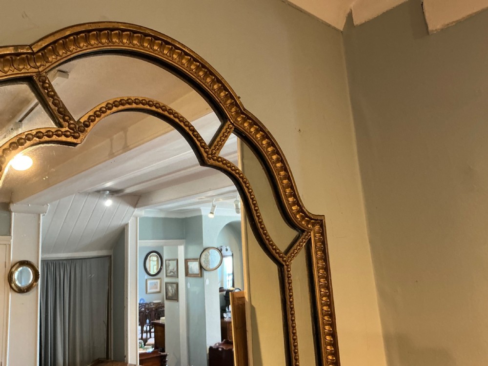 Antique gilt frame mirror View IV