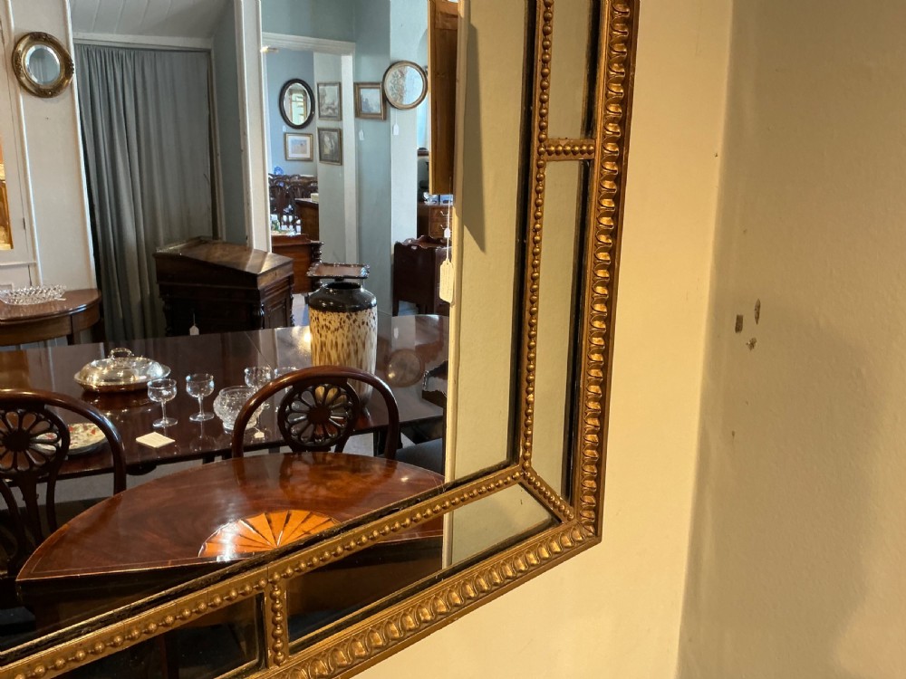 Antique gilt frame mirror View V