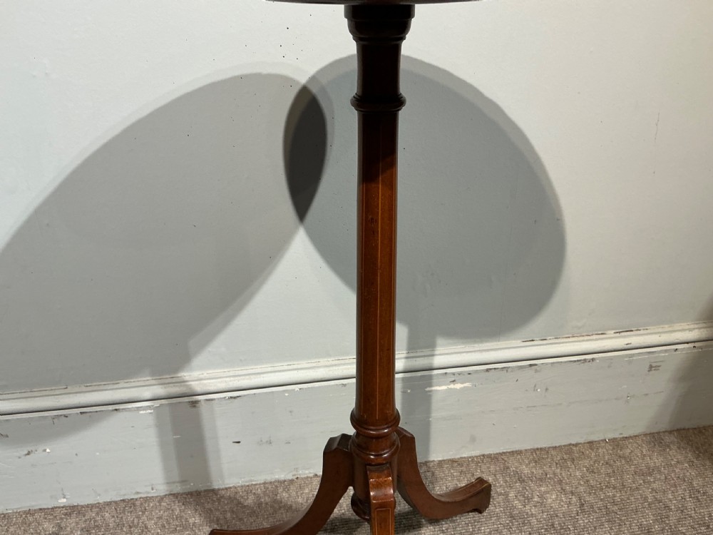 Antique mahogany wine table View V