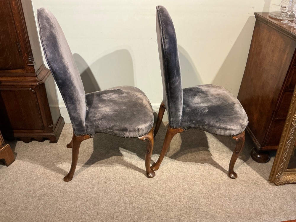 Pair of antique walnut chairs View VI