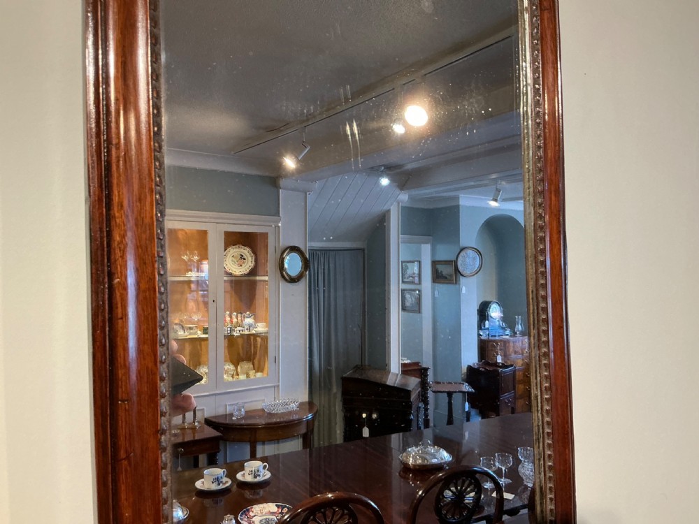 Antique mahogany mirror View II
