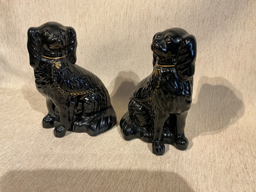 Pair of Staffordshire dogs. View II