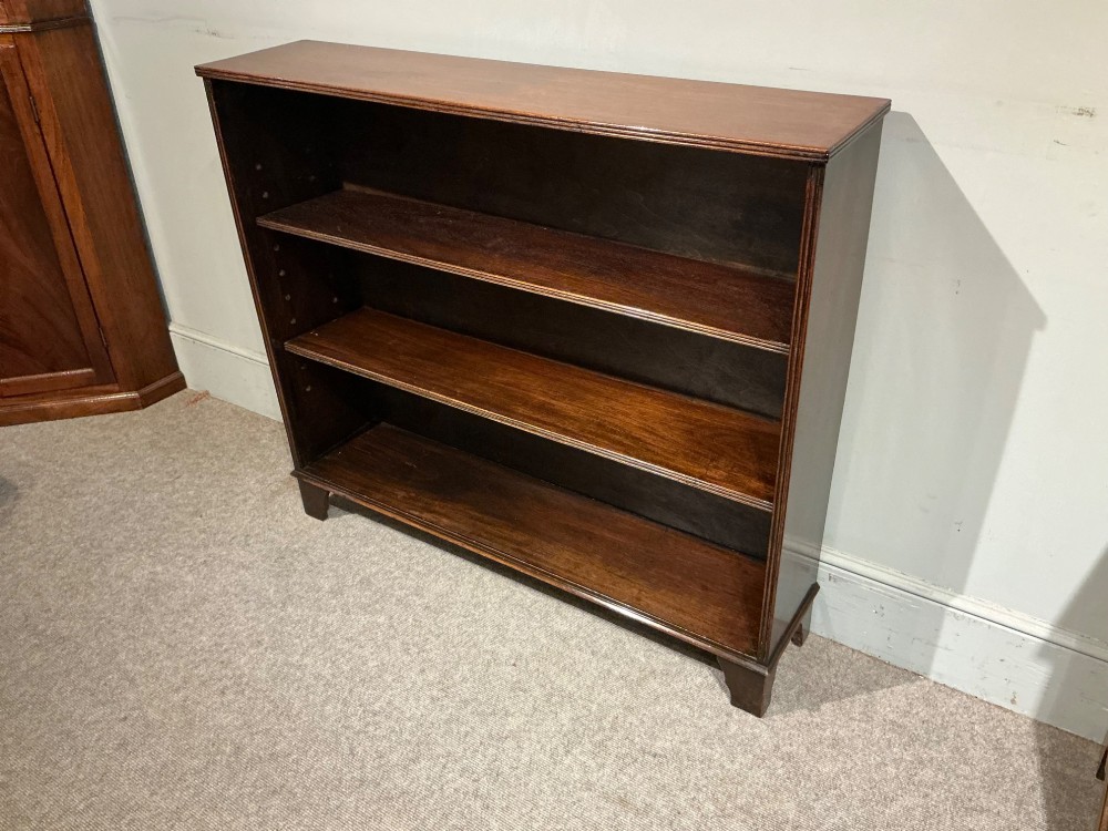 Antique open bookcase View II