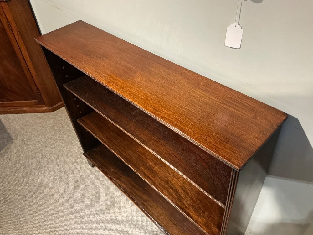 Antique open bookcase View III