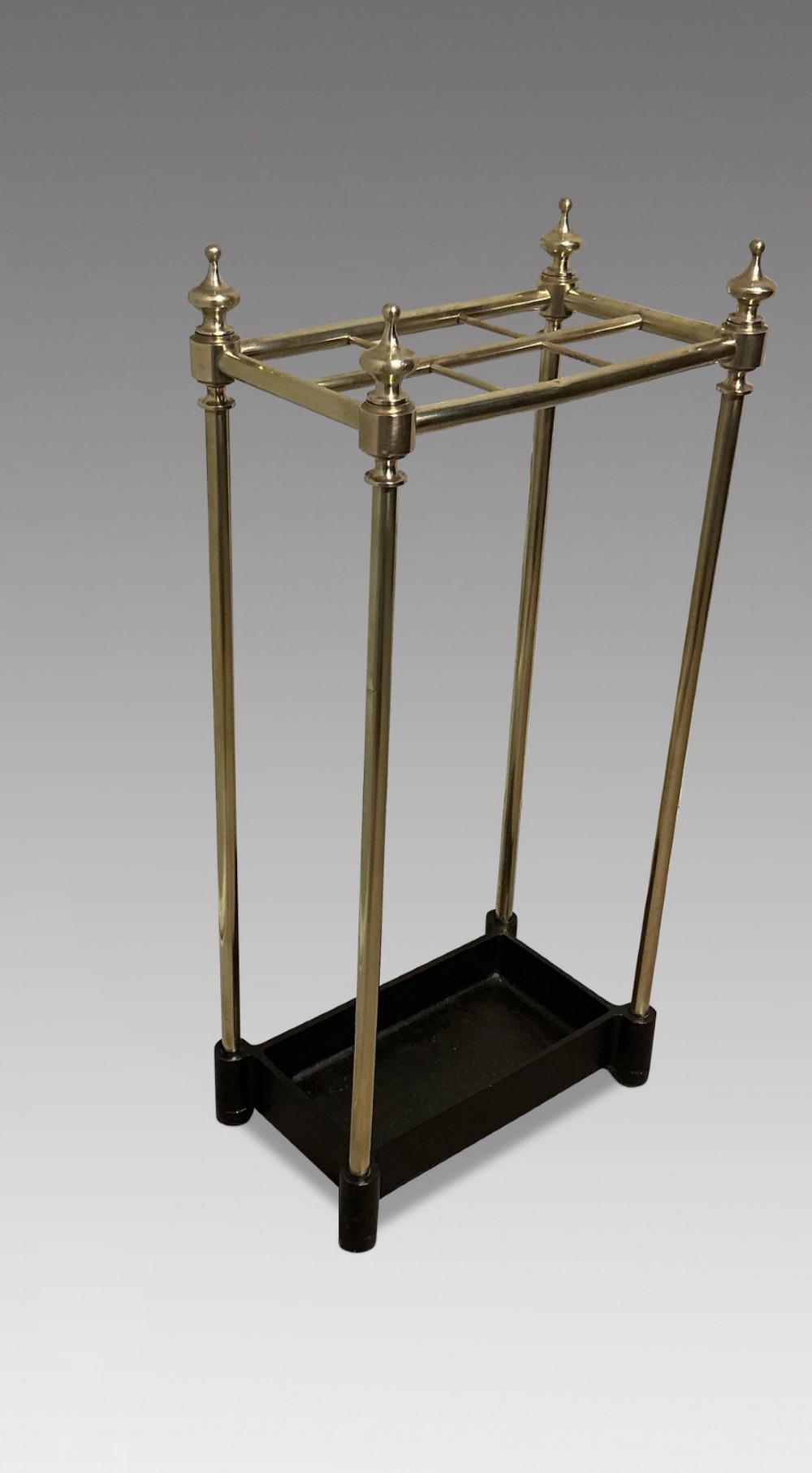 Antique brass stick stand