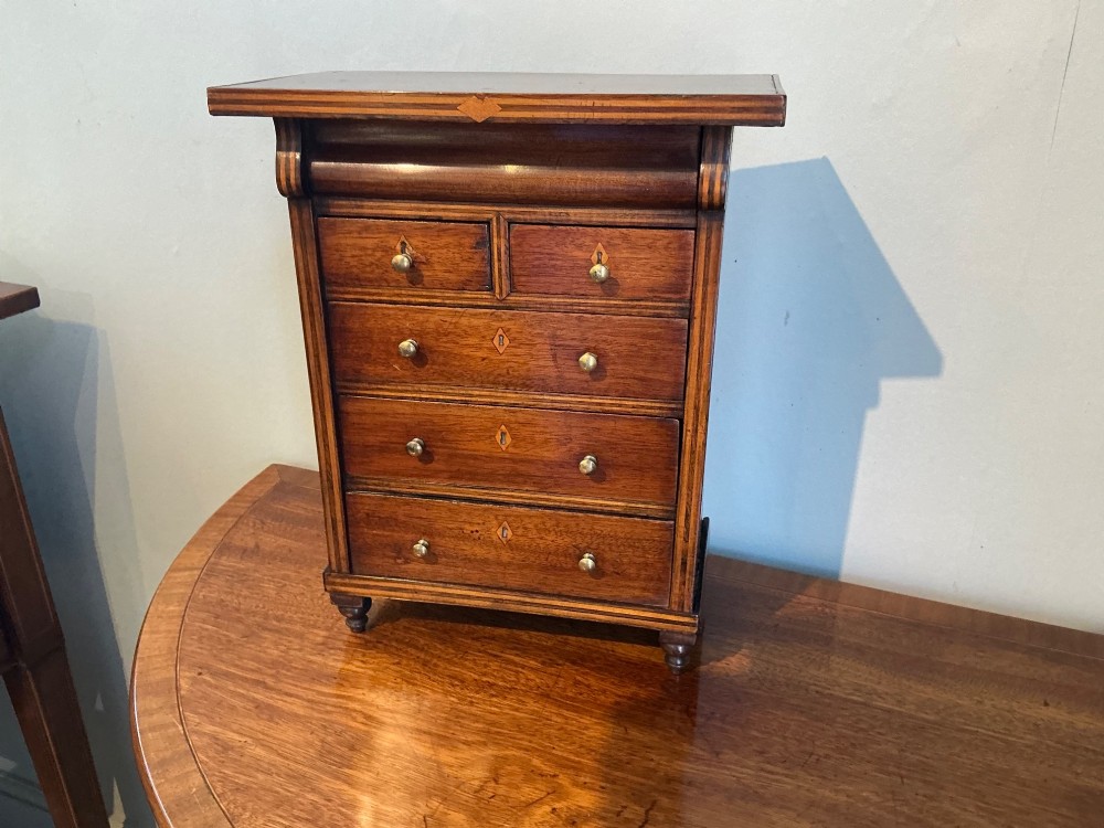 Antique miniature nest of drawers